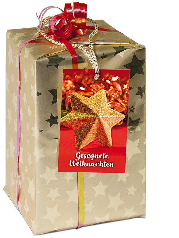 Weihnachtliche Geschenkanhänger 4er Set - Anhänger Weihnacht