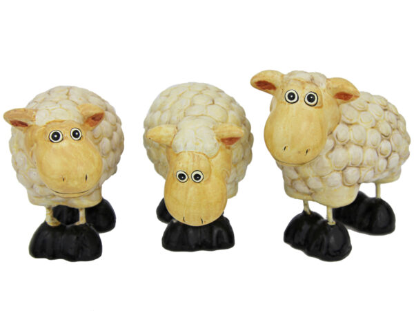 Kleine Schaf Figur - Dekoschafe