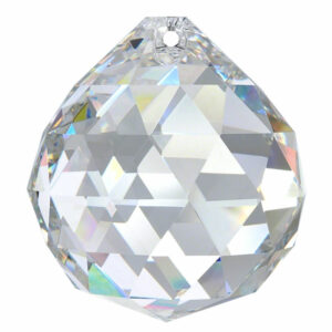 Kristall Kugel Crystall K9 - Bleikristallkugel Crystal 30%PbO - Regenbogenkristall Kristallkugel Facettenschliff Ø 20-100mm