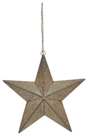 Metall Leuchtstern - Stern Marokko 44 cm mit 3 m Kabel und E14 Fassung