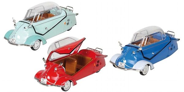 Messerschmitt Kabinenroller KR 200 (1957), Spritzguss, L= 16 cm mit Rückzugsmotor