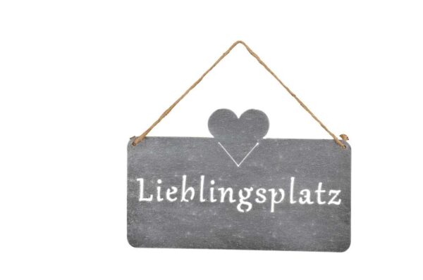 Metall Lieblingsplatz Schild eisen 520685-000-802_s