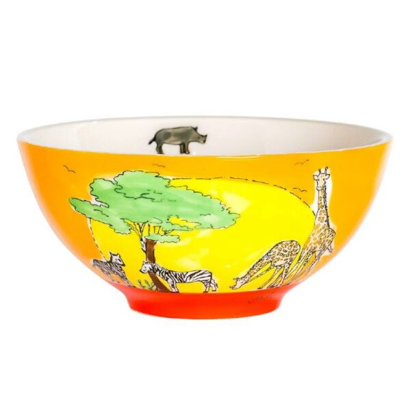 Mila Afrika Schale Safari - Geschirr - Keramik - Müslischale 85211