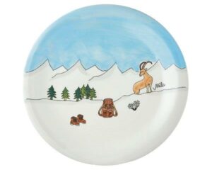 Mila Alpenblick Teller Berge - Geschirr - Keramik