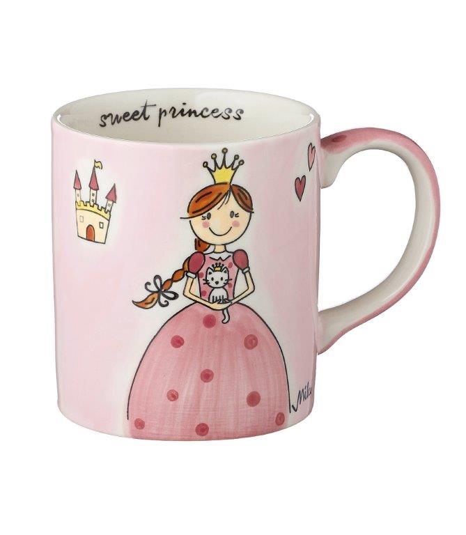 Mila Becher Prinzessin - 280 ml Tasse - Henkelbecher - Keramik