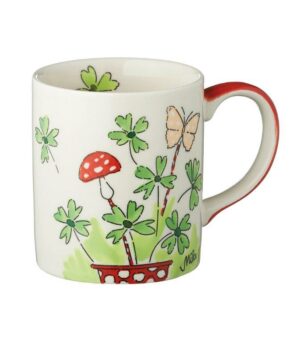 Mila Becher Viel Glück - 280 ml Tasse - Henkelbecher - Keramik