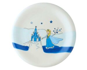 Mila Eisprinzessin Teller Geschirr – Keramik Teller Elsa Prinzessin Durchmesser 22 cm