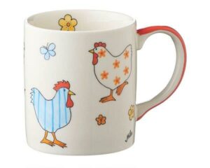Mila Hühner Becher - 280 ml - Tasse - Keramik