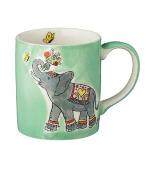 Mila Jumbo Becher Elefant - 280 ml - Tasse - Henkelbecher - Keramik