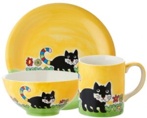 Mila Kater Kasimir Sammler Set - Becher + Teller + Schale