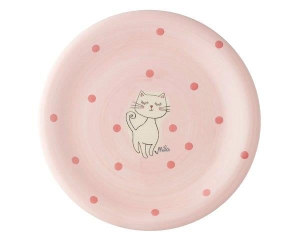 Mila Katze Mizzi Teller - Geschirr - Keramik - Kätzchen Teller