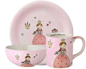 Mila Prinzessin Sammlerset - Becher + Teller + Kinderschale