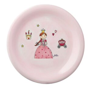 Mila Prinzessin Teller Geschirr – Keramik Teller - Durchmesser 22 cm