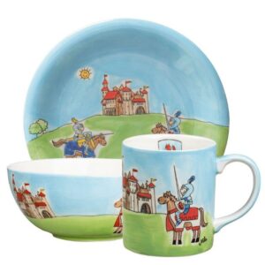 Mila Ritterspiele Sammler Set Ritter - Becher + Teller + Kinderschale 5555231