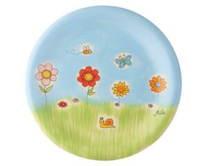 Mila Sommerblumen Teller - Geschirr - Keramik - Blumenwiese Teller