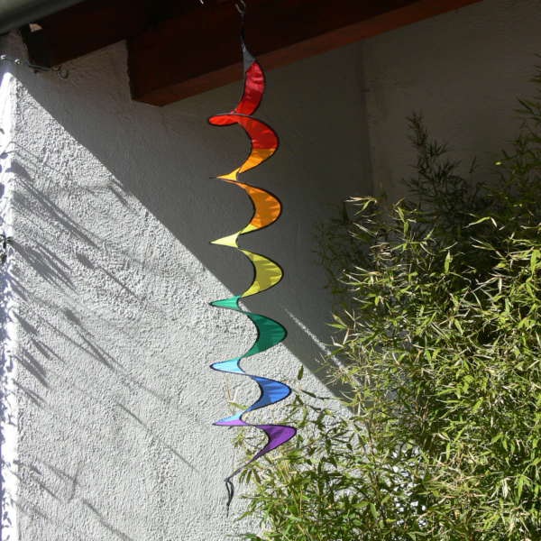 Windspiel Spirale Twister S-L - Twist Regenbogenfarben