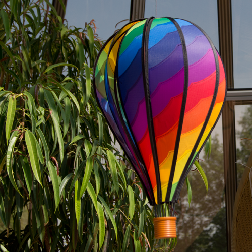 Heißluftballon SATORN BALLOON 28 Spiral - Hot Air Balloon Rainbow Windspiel