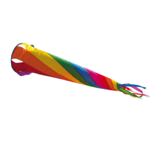 Windturbine Rainbow - Windspiel Turbine Regenbogen Windsack 60-220cm Garten Dekoration-Leinenschmuck
