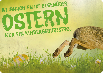 Postkarte Osterbotschaft - 4me Ostern