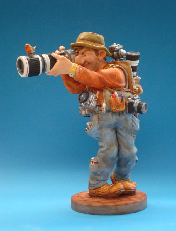 Fotograf Profisti Figur - Parastone Photograph Skulptur Vogelbeobachter