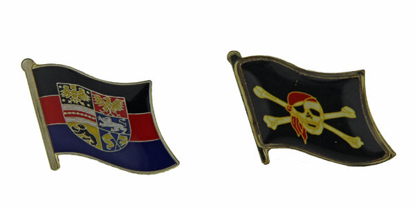 Pins Ostfriesland Flagge Pin Piraten Flagge