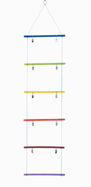Memo-Kartenleiter - Fotoleiter - Kartenhalter bunt Regenbogen