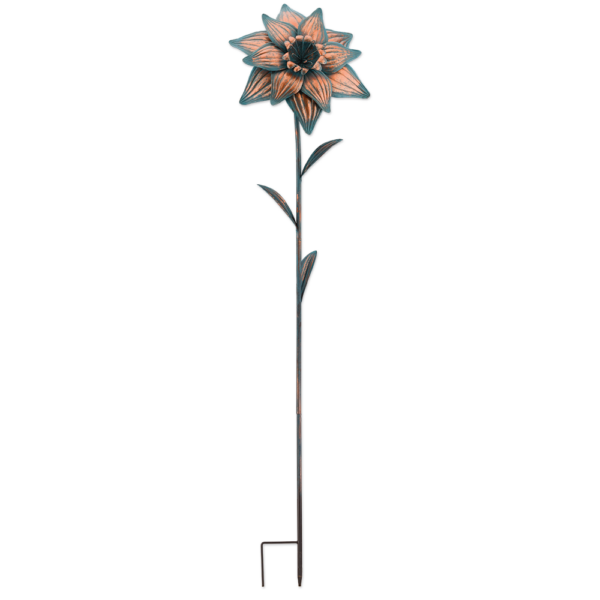 Metall Blume Gartenstecker Flower