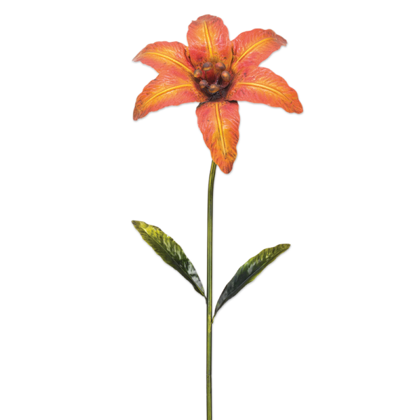Metall Blume Gartenstecker Flower - Finisch in leuchtender Farbgebung RG11219_1