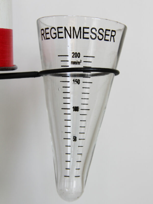 Regenmesser Leuchtturm Kanu - Niederschlagsmesser Maritim Regenmesserglas