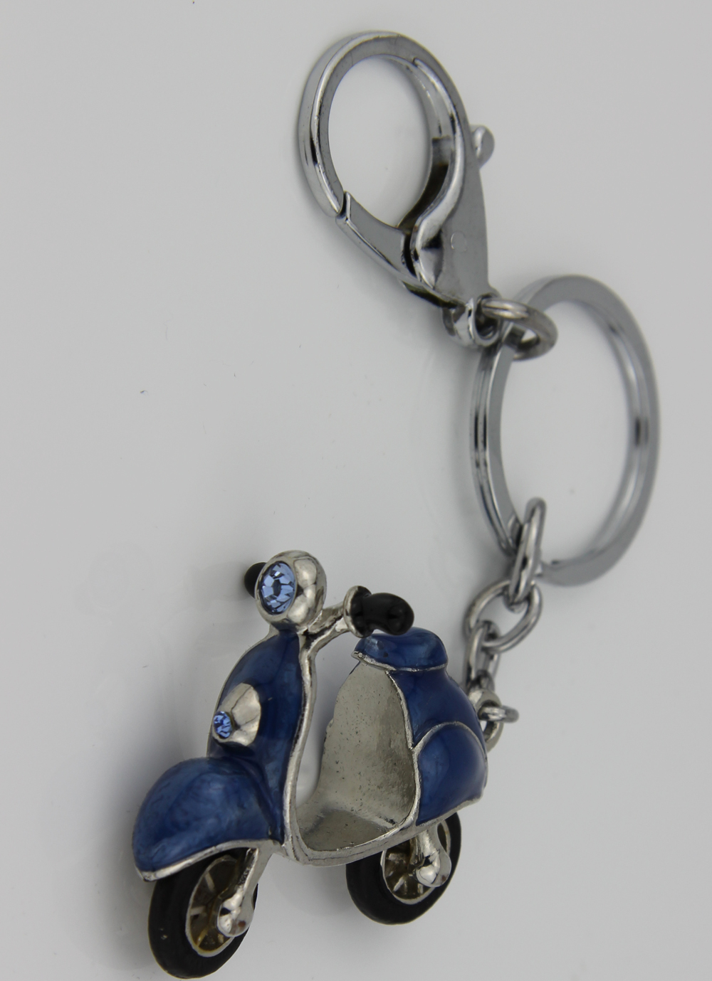 Vespa Schlüsselanhänger Carbonfaser - Edler Motorrad Keychain
