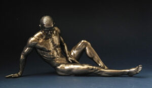 Skulptur männlicher Akt - Body Talk - nackter Mann Skulptur WU 75076