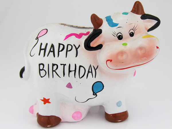 Sparschwein Mini-Sparschwein Happy Birthday Geburtstag 