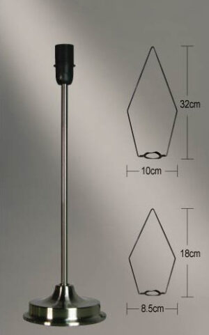 Sternständer - silber Standfuß für Leuchtsterne - Höhe 35 - 42 cm