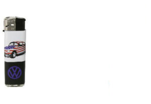 VW Käfer USA Flagge Feuerzeug schwarz