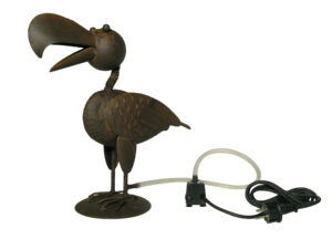 Vogel Wasserspeier Rabe Krähe 38 cm - Eisenblech