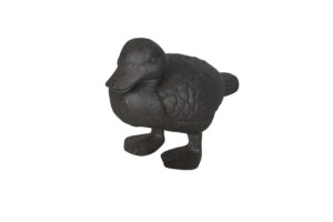 Wasserspeier Ente Gusseisen - inkl. Pumpe + Schlauch - Wasserspiel Brunnen Tierfigur