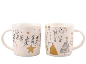 Winterbecher gold - Porzellan - Winterlichter Becher Tannenbaum 222858_s