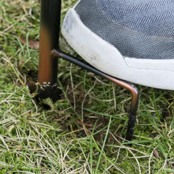 Gartenstecker Traktor, groß - Windspiel Trecker aus Eisen mit beweglichem Hinterrad als Windrad - Farmer Windmühle Landwirtschaft XE60531