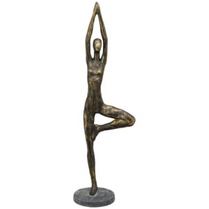Yoga Skulptur Tree Pose - Yoga Baum Pose Skulptur Hilda