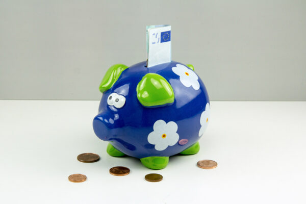 Sparschwein mit Blumen - einfache und günstige Spardose im Frühlingdesign – Bild 2