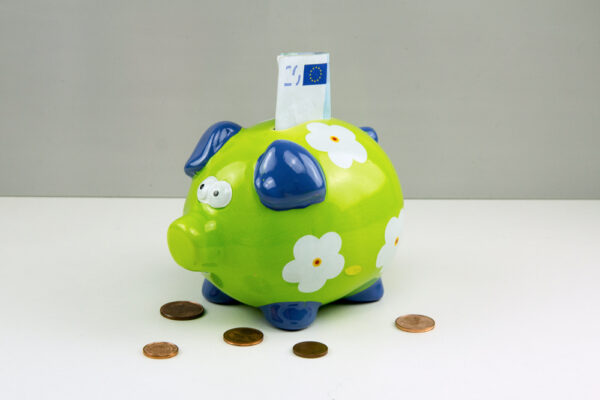 Sparschwein mit Blumen - einfache und günstige Spardose im Frühlingdesign – Bild 3