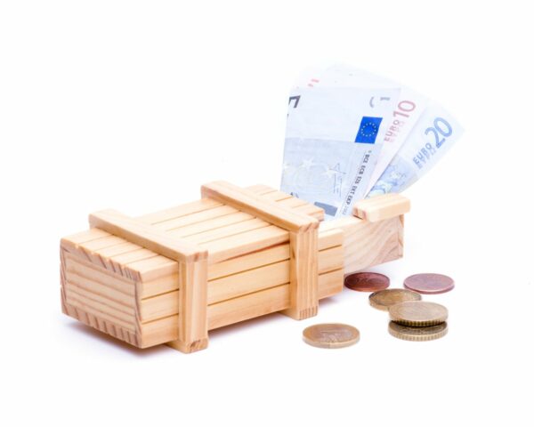 Magische Geschenkbox aus Holz - Trickkiste für Geldgeschenke, Schmuck, Gutscheine - Knobelspiel - Verpackung für Geschenke – Bild 2