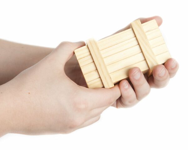 Magische Geschenkbox aus Holz - Trickkiste für Geldgeschenke, Schmuck, Gutscheine - Knobelspiel - Verpackung für Geschenke – Bild 3