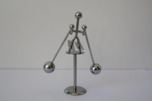 Balancer Skifahrer - Stresskiller aus Metall - Winterdeko
