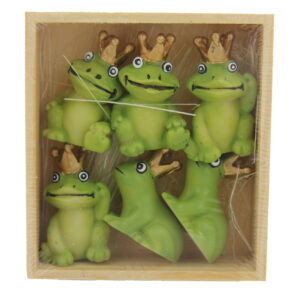 Frotteehandtuch Froschkönig+Frühstücksbrettchen+Deko-Frosch als Geschenke Set Frotteehandtuch Froschkönig+Frühstücksbrettchen+Deko-Frosch als Geschenke Set