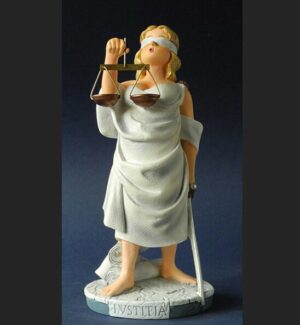 Justitia Skulptur - Lady Justice Parastone Profisti Comic Art Gerechtigkeit Figur