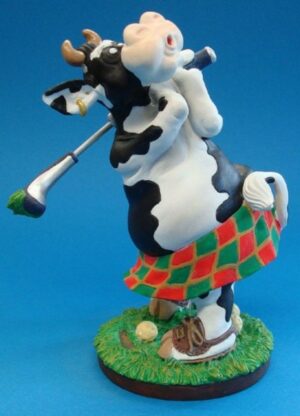 SO`VACHE Comic Art Tier Skulptur Golf Sportkuh Parastone sov04